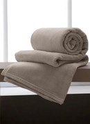 Manta Casal de Microfibra Corttex Bege