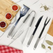Jogo para Churrasco - Inox (4 peças)