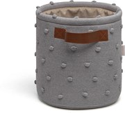 Cesto Literie Tricot M - Gris  Gris