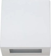 Arandela Led Alumínio Vidro 12w 2700k 127v - BRANCO