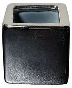 Vaso Em Ceramica Prata 4,5cm  - D'Rossi