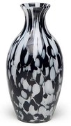 Vasinho 67 Multicor Preto e Branco Murano Cristais Cadoro
