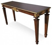 Aparador Artesanal Entalhado Madeira Maciça Eucalipto Design Clássico de Luxo