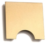 Arandela Uneve Quadrado Plano 1,7X10X10Cm 1Xled 5,5W 2700K - Old Artis... (PRETO, 110V)