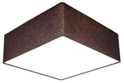 Plafon Para Banheiro Quadrado SB-3000 Cúpula Cor Café