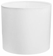 Cúpula em tecido cilíndrica abajur luminária cp-4113 30x25cm branco