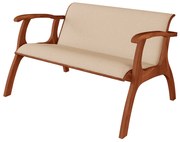 Sofá Namoradeira 2 Lugares Barcelona - Wood Prime LL 33044