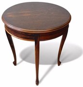 Mesa de Canto Inglesa Madeira Maciça Eucalipto Design Clássico Artesanal