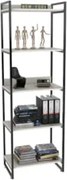 Estante Livreiro Prisma Estilo Industrial 60cm 5 Prateleiras C08 Snow