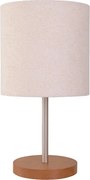 Abajur Slim Cilíndrico Pequeno Bouclé 38xø20cm