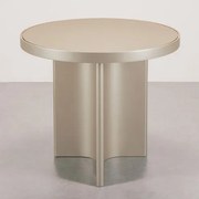 Mesa Lateral Versailles Recouro Marfim Base Champagne - 78253 Sun House