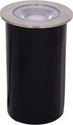 Embutido De Solo Led Aluminio Preto 5W 3000K Ip67 Focco