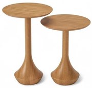 Conjunto de Mesa Auxiliar Betim Champagne - 76885 Sun House