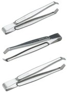 Kit Pinças Flex Cinza 3 Peças