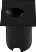 Balizador Led De Embutir Quadrado 2w 3000k Ip65 Beam - PRETO