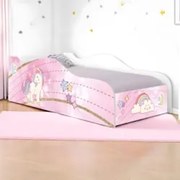 Cama Solteiro Infantil Baixa Para Colchão 188x88cm Unicórnio K06 - Mpo
