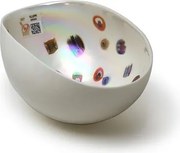 Bowl de Murano Marfim com Murinas Yalos