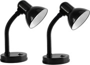 Kit 2 Luminárias De Mesa Led Metal 4w 4000k Yamamura
