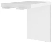 Mesa de Apoio Lateral 89cm Tamburato Corp A06 Branco - Mpozenato