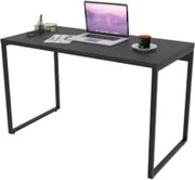 Mesa de Escritório Office 120cm Estilo Industrial Prisma Preto C08 Oni