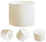 Cúpula abajur e luminária cilíndrica vivare cp-7011 Ø30x21cm - bocal nacional