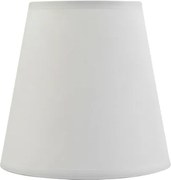 Cupula Para Abajur Tecido Branco 16Cm