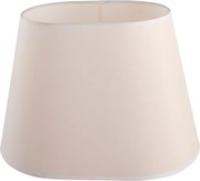 Cupula Oval Tecido Bege 45Cm