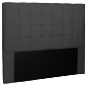 Cabeceira Verona Para Cama Box Casal 140 cm Suede S04 - D'Rossi - Preto