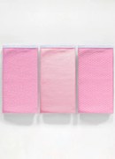 Kit Panos de Boca 3pçs Vivaldi Rosa