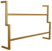 Porta Toalha de Banho Industrial Metálico 60 cm J01 - D'Rossi - Dourado
