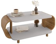 Mesa De Centro Floripa Off White/Cinamomo - Bechara Móveis