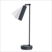 Abajur Ela 46,5X12X17Cm Metal Alumínio 01Xmr11 - Old Artisan Abj-5819 (PRETO)