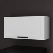 Armário Cozinha Aéreo 80cm Com 1 Porta Zaya Branco T01      - Mpozenat