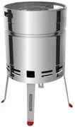 Churrasqueira à Carvão Tramontina TCP 400 em Aço Inox com Bandeja para Carvão em Aço Esmaltado