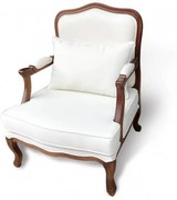 Poltrona Marquesa Madeira Maciça Design Clássico Peça Artesanal