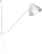 Arandela Aluminio Branco Esteca