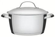 Caçarola Funda Tramontina Allegra Aço Inox Fundo Triplo 20 cm 3,1L