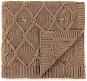 Peseira Trussardi Tricot 100% Algodão Serenza - Mandorle  80 X 220