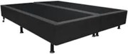Base Box para Cama Casal King 192x203cm Bipartido Liz S05 Sintético Pr