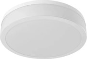 Plafon Sobrepor Redondo Aluminio Santorini - BRANCO
