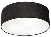 Plafon Para Banheiro Cilíndrico SB-3046 Cúpula Cor Preto