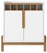 Bar Adega Lizz Branco/Cedro - Casa D Móveis