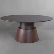 Mesa Jantar Pricely Tampo Bronze Com Vidro 120cm - 78129 Sun House