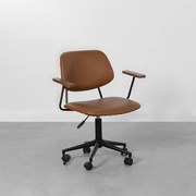 Cadeira de Escritório Collin PU - Caramelo