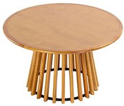 Mesa Centro Dover Redonda Verniz Mel - 72727 Sun House