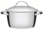 Caçarola Funda Tramontina Allegra Aço Inox Fundo Triplo 16 cm 1,5 L