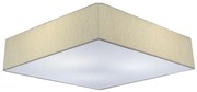 Plafon Quadrado Vivare Md-3052 Cúpula em Tecido 60x60x15cm - Bivolt