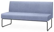 Sofa Pix Assento Mescla Azul Base Aco Preto - 55120 Sun House