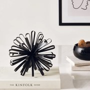 Enfeite Decorativo Em Metal Preto 24x24 cm M02 - D'Rossi