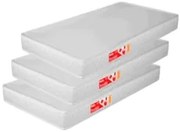 Colchão Quarto Para Berço 130x60x10cm Kit 3 Branco - Prorelax